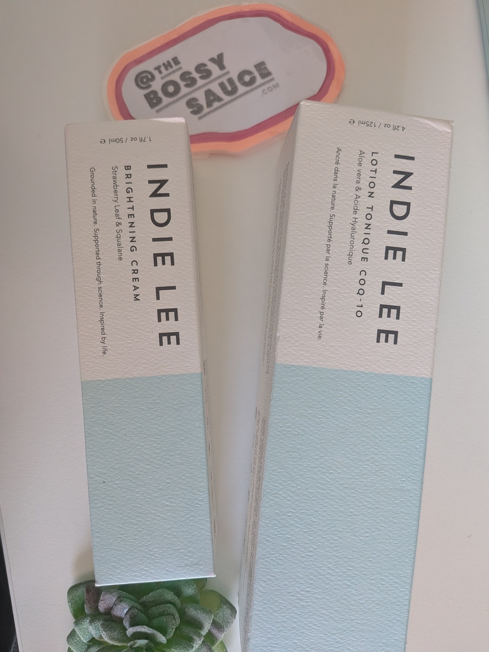 🌸 Indie Lee CoQ-10 Toner Tonique + Squaline Brightening Cream Duo NWT